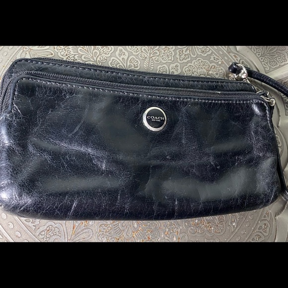 Coach Leather Double Zip Wallet - Picture 9 of 14